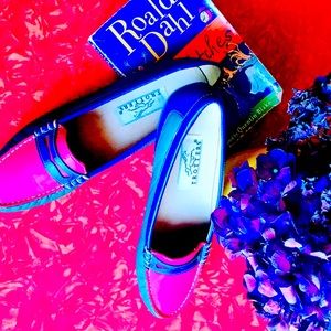 Trotters color block vintage loafers